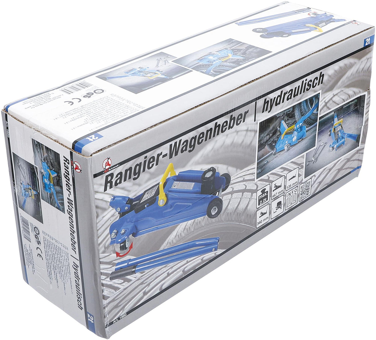 FLOOR JACK | HYDRAULIC | 2 T (1880)