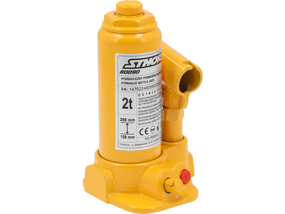 HYDRAULIC BOTTLE JACK 2T (80090)