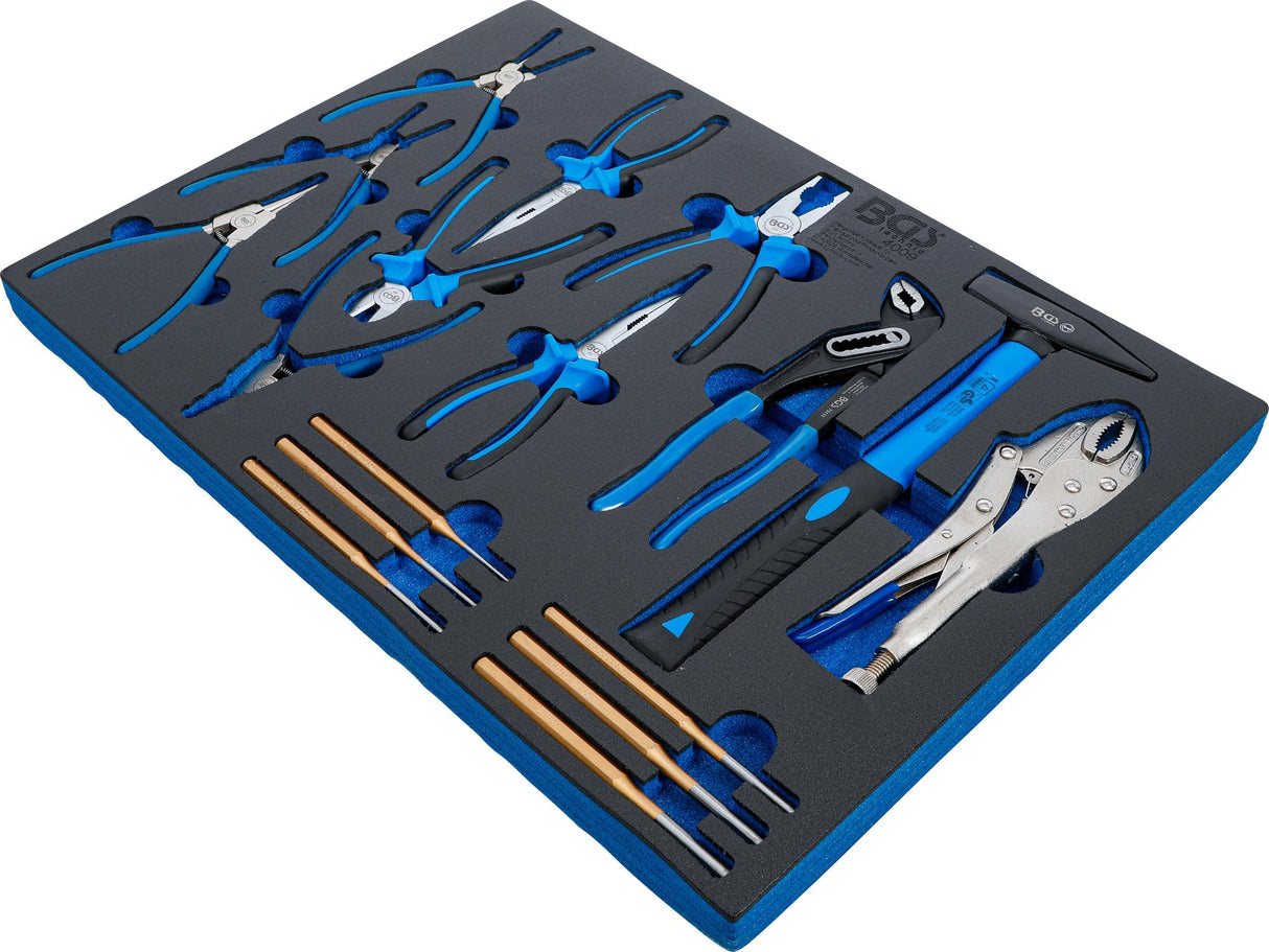 TOOL TRAY 3/3: HAMMER, PLIERS, PIN PUNCH SET | 17 PCS. (4009)
