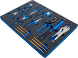 TOOL TRAY 3/3: HAMMER, PLIERS, PIN PUNCH SET | 17 PCS. (4009)
