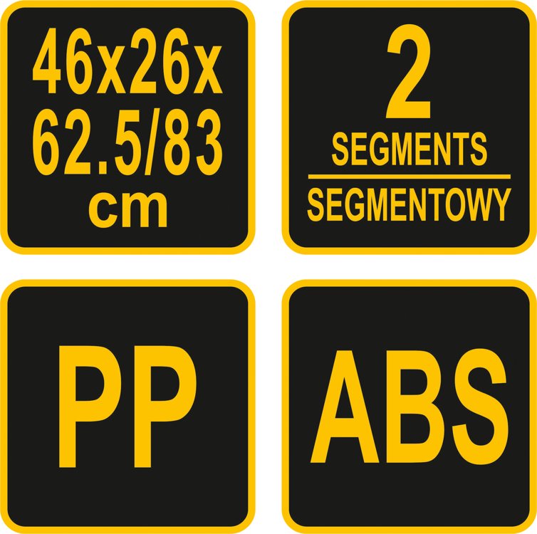 TROLLEY TOOL BOX 2 SEGMENTS (78731)