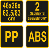 TROLLEY TOOL BOX 2 SEGMENTS (78731)
