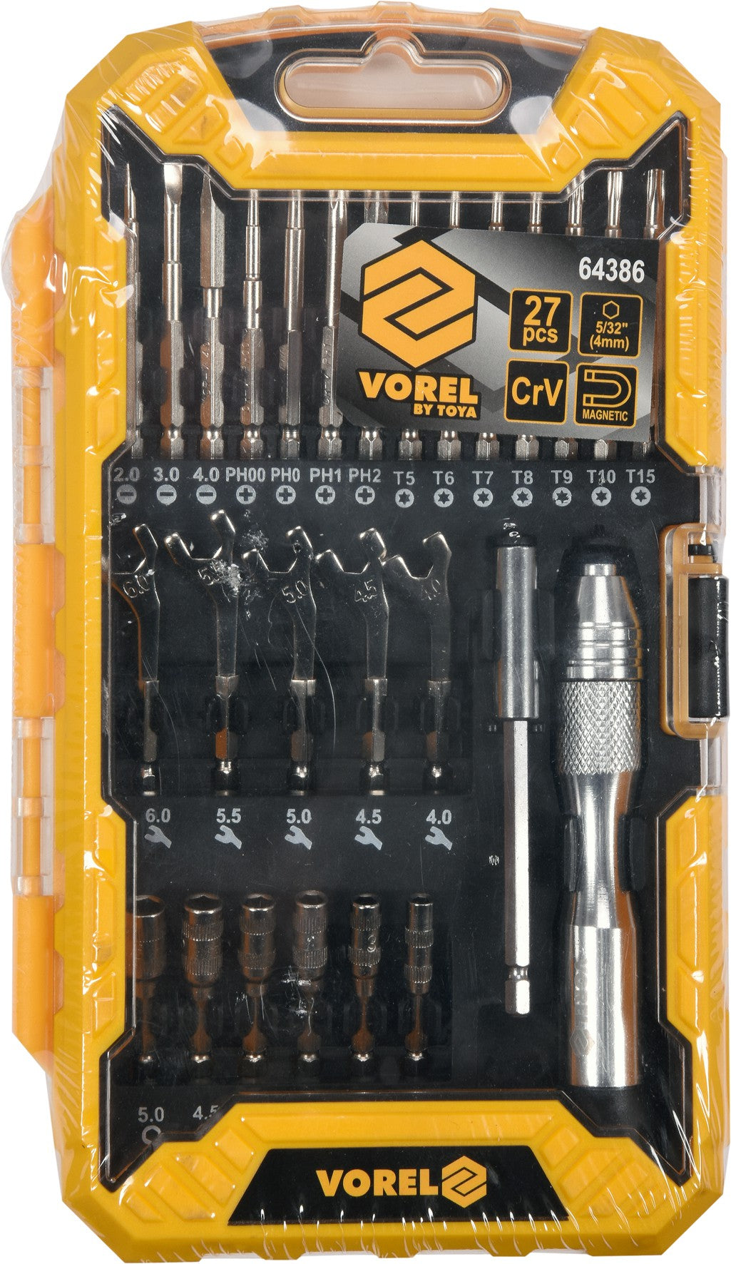 PRECISION BIT, WRENCH AND SOCKET SET | 27 PCS. (64386)