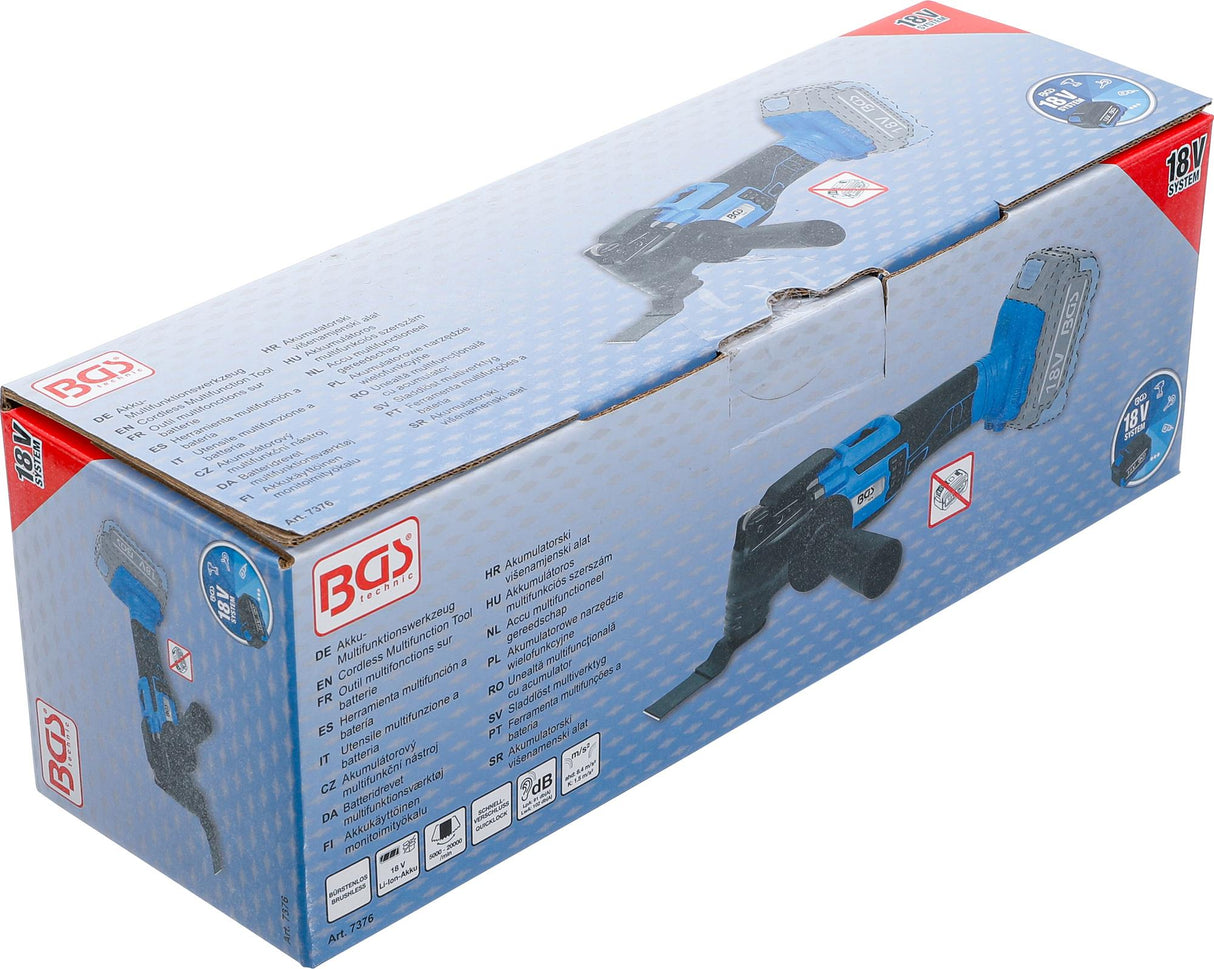 CORDLESS MULTIFUNCTION TOOL | BRUSHLESS | 18 V | WITHOUT RECHARGEABLE BATTERY (7376)