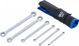 DOUBLE RING SPANNER SET WITH E-TYPE RING HEADS | E6 X E8 - E20 X E24 | 6 PCS. (2268)