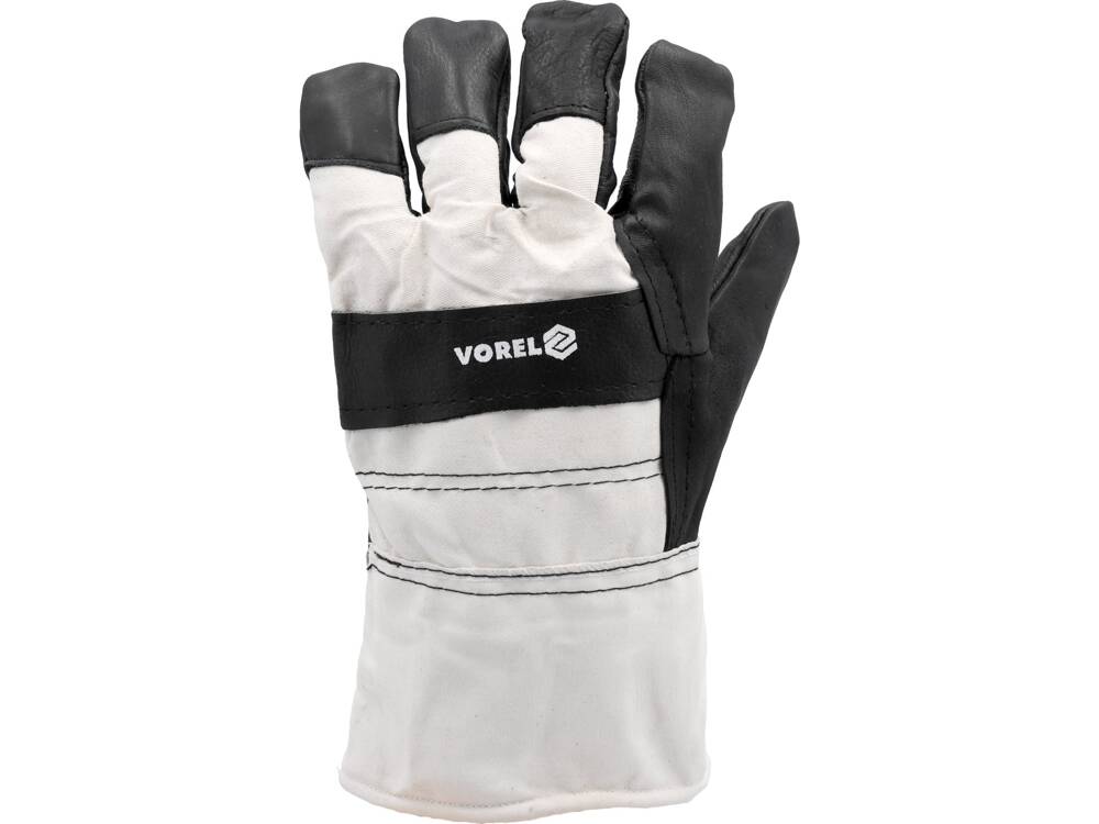 INSULATED COTTON-LEATHER GLOVES (74003)