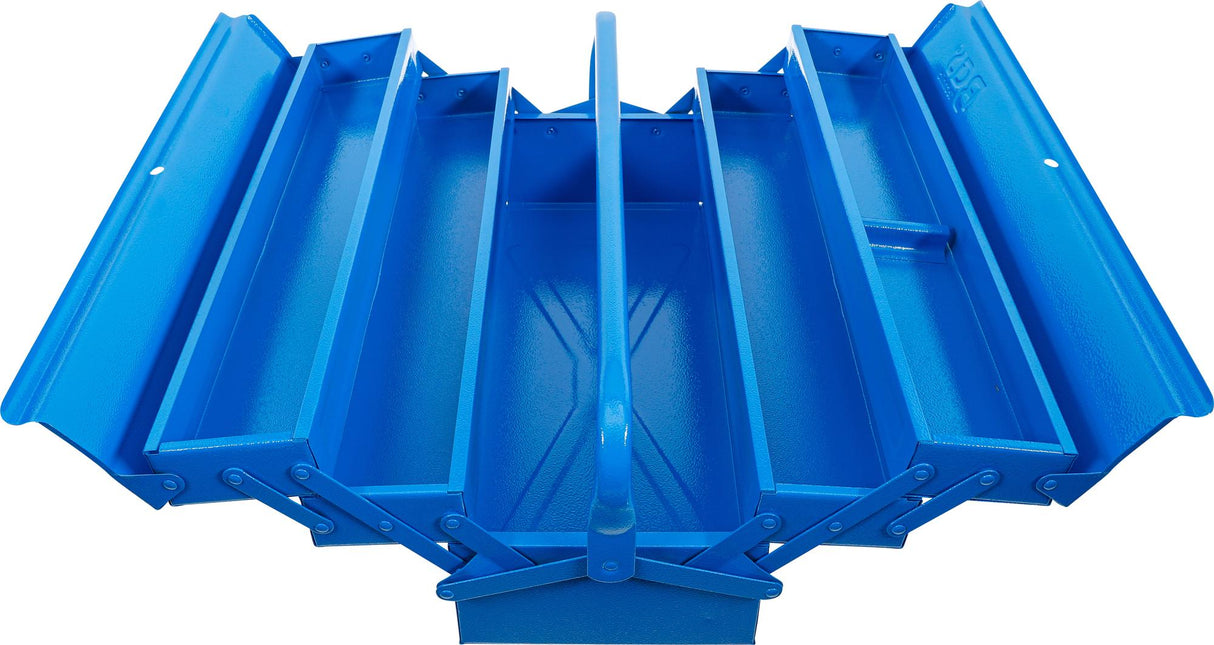 METAL TOOL BOX | EMPTY | 530 X 200 X 200 MM | 5 COMPARTMENTS (33002)