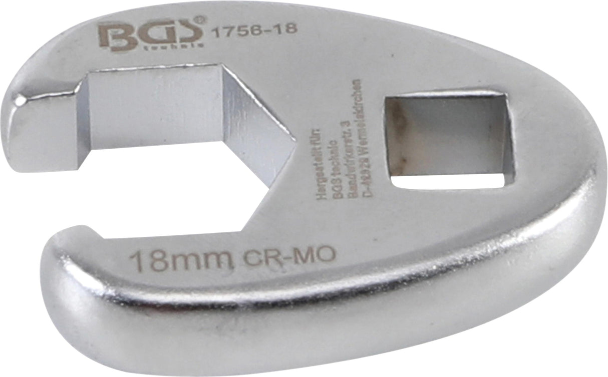 CROWFOOT SPANNER | 10 MM (3/8") DRIVE | 18 MM (1756-18)