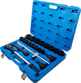 IMPACT SOCKET SET | 20 MM (3/4") DRIVE | 21 PCS. (5258)