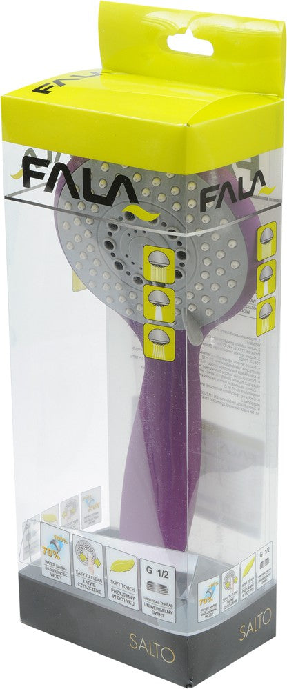 SHOWER HANDLE 3F10 SALTO VIOLET (75623)