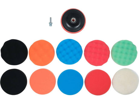 POLISHING PAD KIT 125MM M14 12PCS (YT-47931)