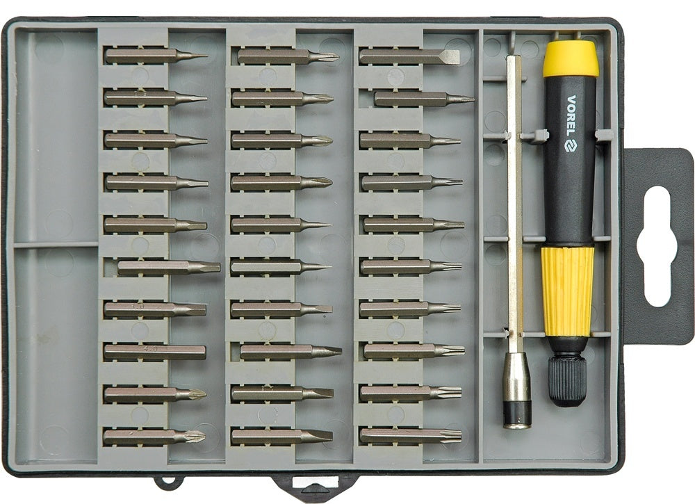 PRECISION SCREWDRIVER BIT SET 32PCS (64371)