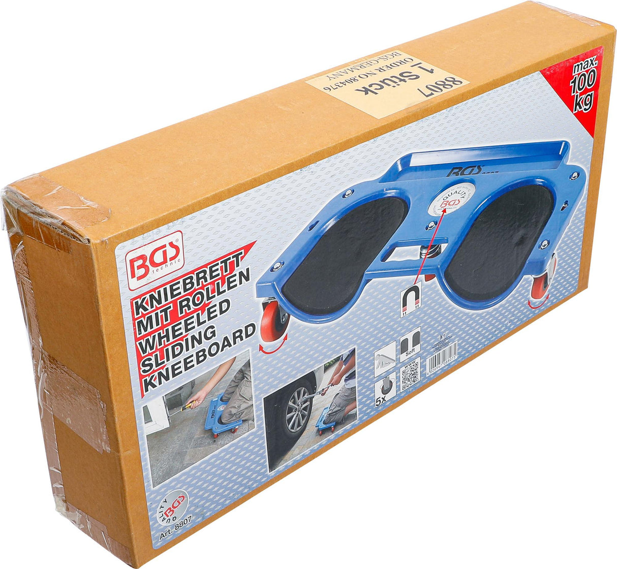 WHEELED SLIDING KNEEBOARD | MAX. 100 KG (8807)