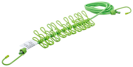 WASHING LINE | FLEXIBLE | 1.9–2.4 M | WITH 10 PEGS (85535)