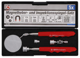 MAGNETIC PICK-UP TOOL / INSPECTION MIRROR SET | 4 PCS. (9197)