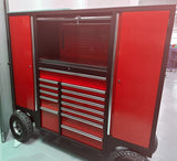 TOOL CABINET ON WHEELS | 13 DRAWERS | MOBILE EQUIPMENT ON WHEELS | BLUE (419900B)