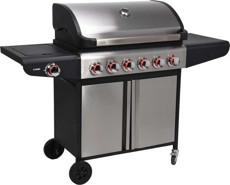 OUTDOOR GRILL | GAS | 6 + 1 | STAINLESS STEEL | 18.2 KW (99653)