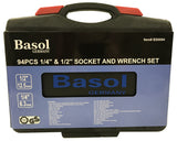 SOCKET AND WRENCH SET | 1/4" + 1/2" | 94 PCS. (BS0094)
