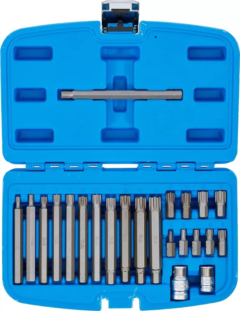 BIT SET | 10 MM (3/8") HEX DRIVE | SPLINE (FOR RIBE) | 22 PCS. (5013)