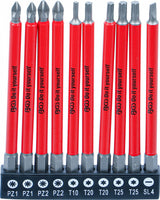 ANTI-SLIP BIT SET | MAGNETIC | 110 MM | 10 PCS. (20812)