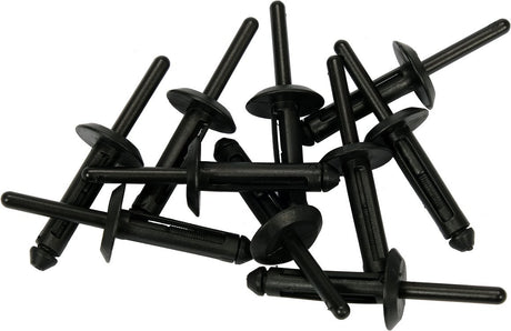 PLASTIC BLIND RIVETS 6.3X25.2MM 10PCS (YT-35980)