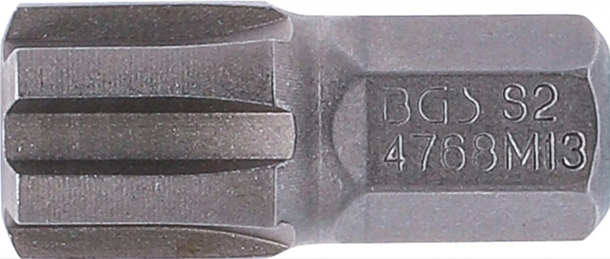 BIT | LENGTH 30 MM | 10 MM (3/8") DRIVE | SPLINE (FOR RIBE) M13 (4768)