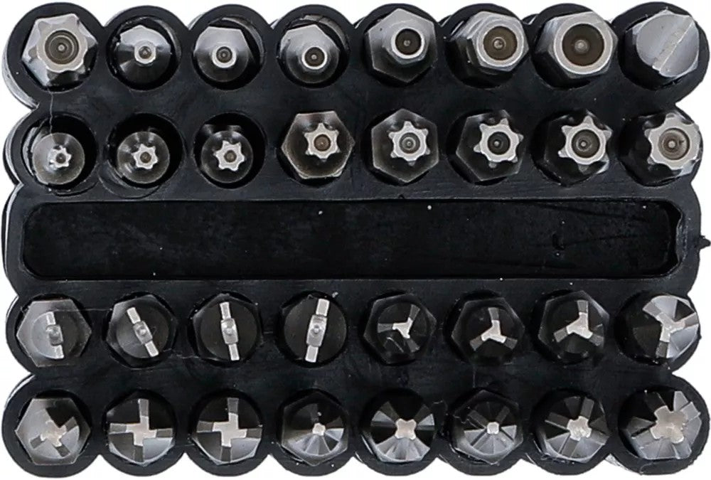 BIT SET | LONG | 6.3 MM (1/4") DRIVE | VARIOUS TYPES | 32 PCS. (762)