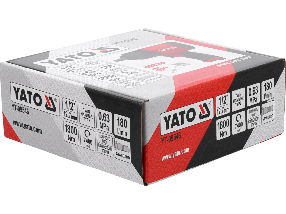 1/2" AIR IMPACT WRENCH 1800 NM (YT-09546)