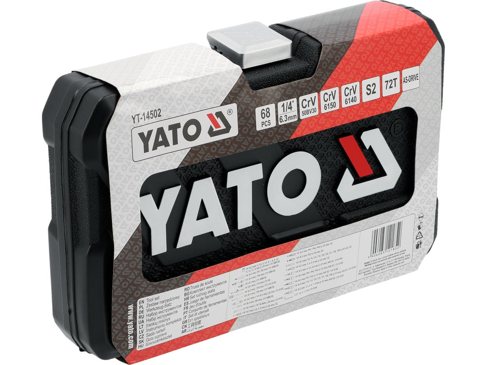 TOOL SET 1/4" 68PCS (YT-14502)