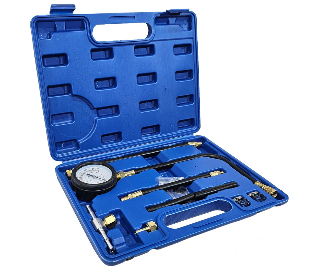 FUEL PRESSURE / COMPRESSION GAUGE | WITH ADAPTERS | FOR ENGINE INJECTION SYSTEMS (H31013)