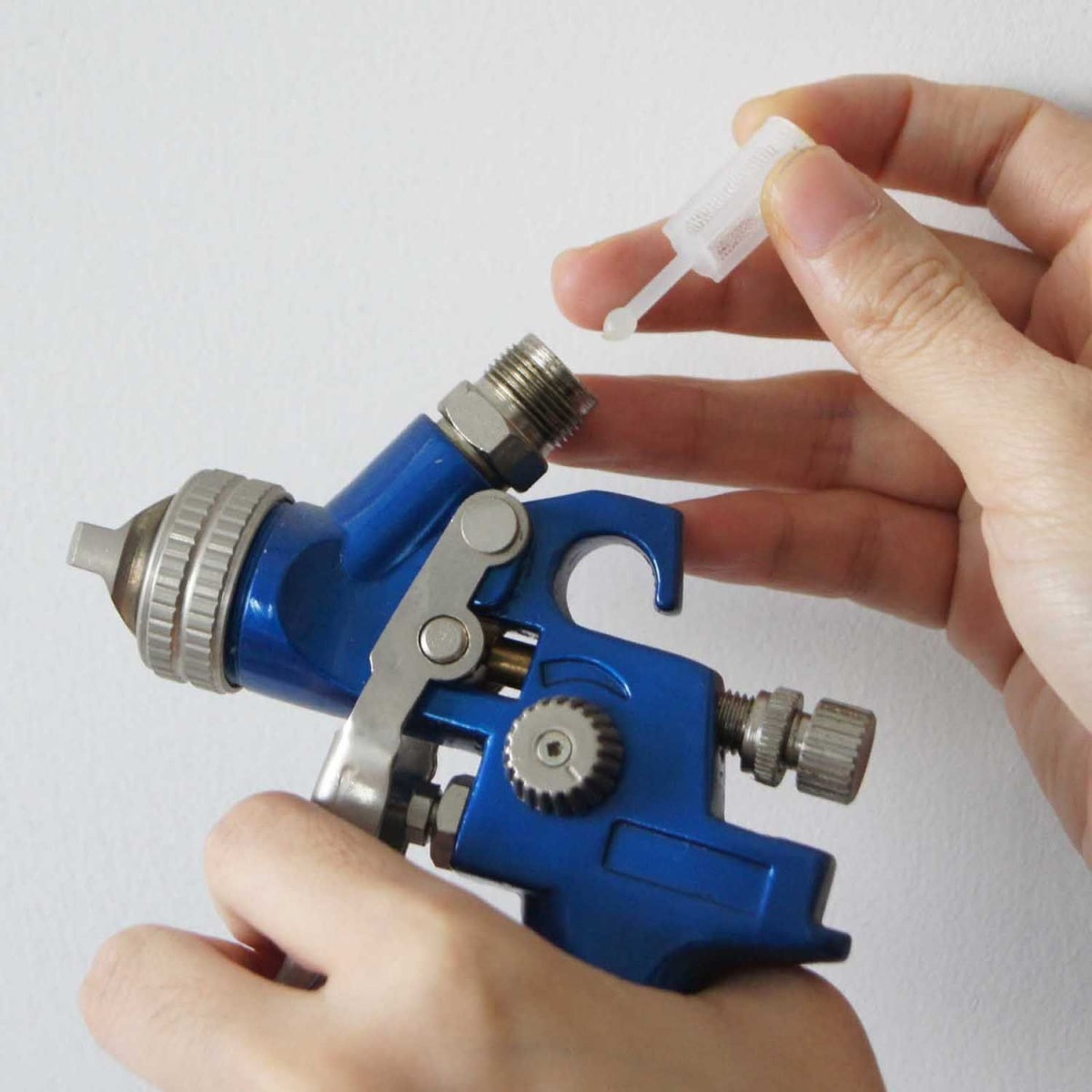 MINI PAINT SPRAY GUN | HVLP | Ø 0.8 MM / 120 CC (H2000P)