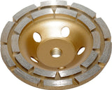 DIAMOND GRINDING DISC | PLATE TYPE | DOUBLE ROW | M14X125 MM (DR0125B)