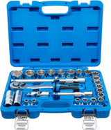 SOCKET SET | 12.5 MM (1/2") DRIVE | 8 - 32 MM | 27 PCS. (2224)