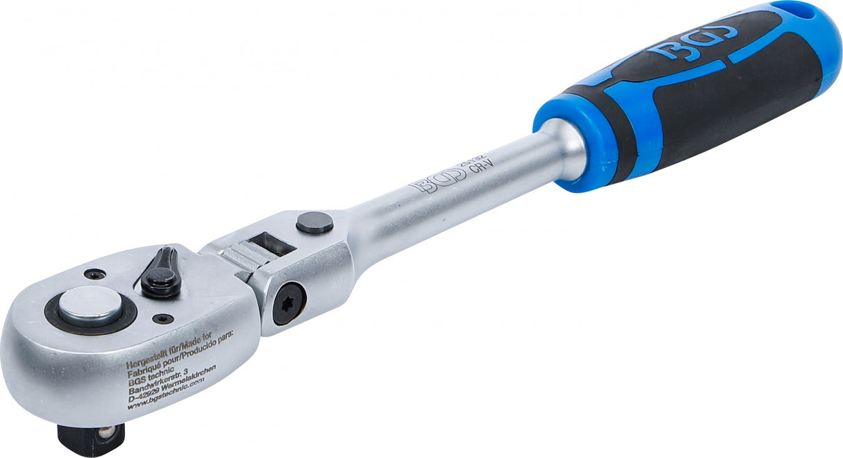 REVERSIBLE RATCHET HEAD | WITH LOCKABLE POSITION | 12.5 MM (1/2") | 295 MM (25132)
