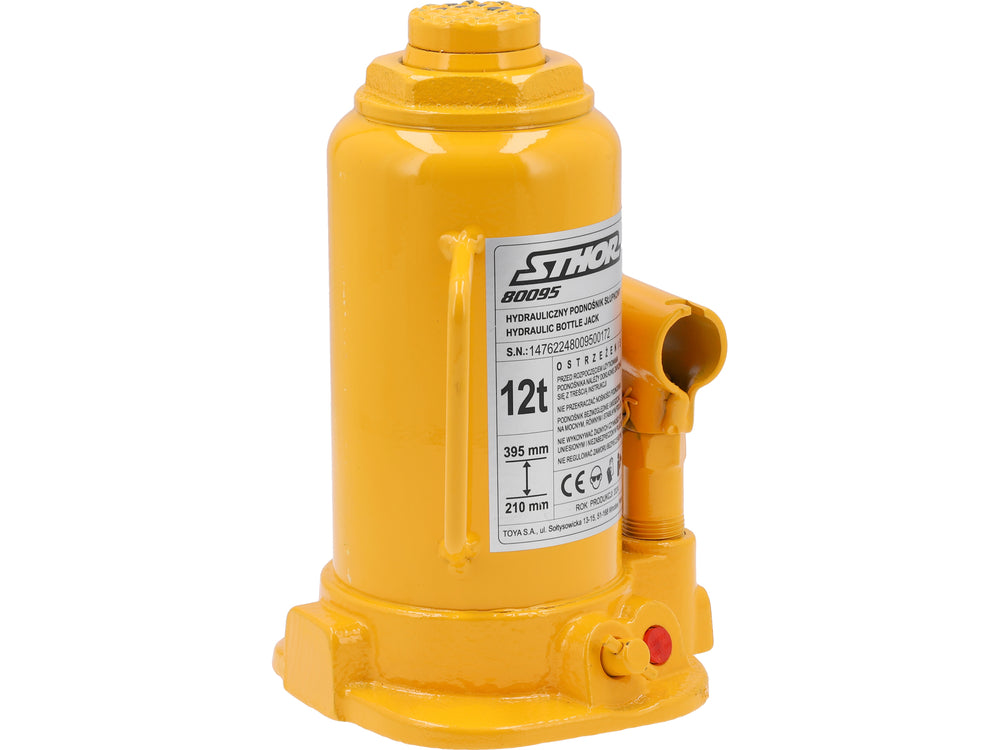 HYDRAULIC BOTTLE JACK 12T (80095)