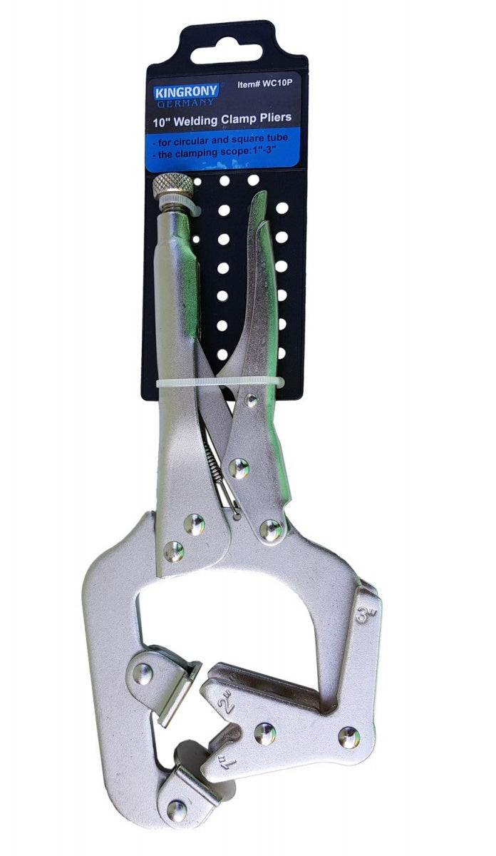 WELDING CLAMP | FOR ROUND AND SQUARE TUBE | CLAMPING RANGE: 25-75 MM (WC10P)