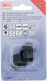 OIL DRAIN PLUG WRENCH SET | FOR DAF, MAN, VOLVO, SCANIA, NEOPLAN | 2 PCS. (70984)