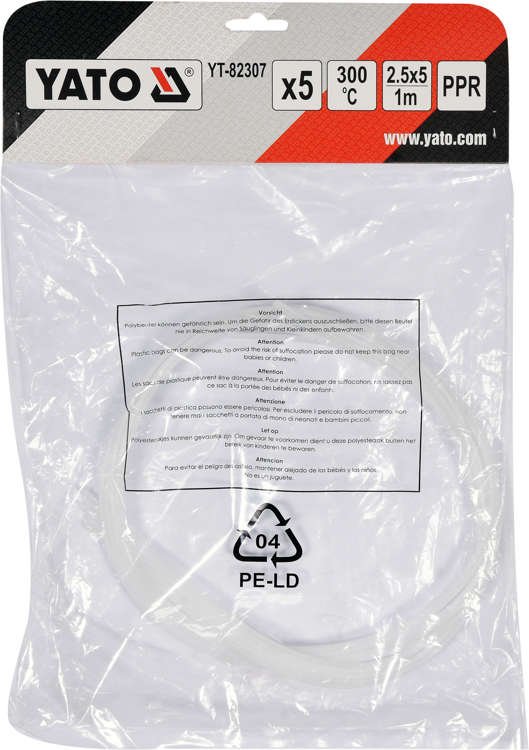 WELDING PLASTIC RODS PPR 2,5X5MM 5PCS (YT-82307)