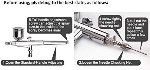 GRAVITY FEED AIRBRUSH SET | DOUBLE ACTION (AB4B)