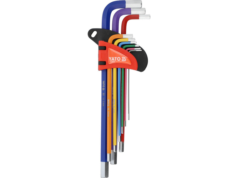 9PCS EXTRA LONG HEX KEY SET 1.5-10MM (YT-05634)