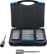 SOCKET SET, HEXAGON | EXTRA LONG | 6.3 MM (1/4") DRIVE | FOR ELECTRIC DRILLS | 5.5 - 19 MM | 15 PCS. (70147)