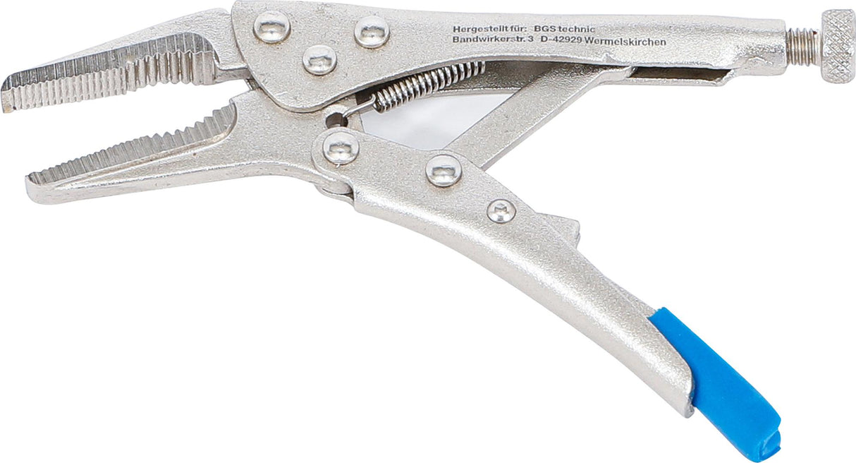 LOCKING LONG NOSE GRIP PLIERS | EXTRA SHORT | 125 MM (506)