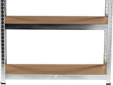 GALVANIZED STORAGE SHELF | 5 SHELVES | HDF BOARDS | 180 X 90 X 40 CM (78485)