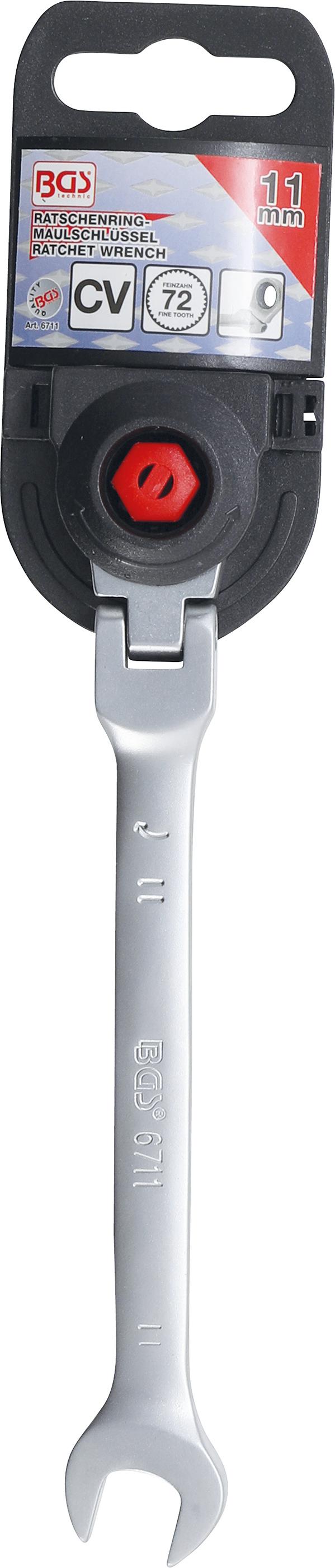 RATCHET COMBINATION WRENCH | ADJUSTABLE | 11 MM (6711)