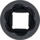 TWIST SOCKET (SPIRAL PROFILE) / SCREW EXTRACTOR | 12.5 MM (1/2") DRIVE | 22 MM (5268-22)