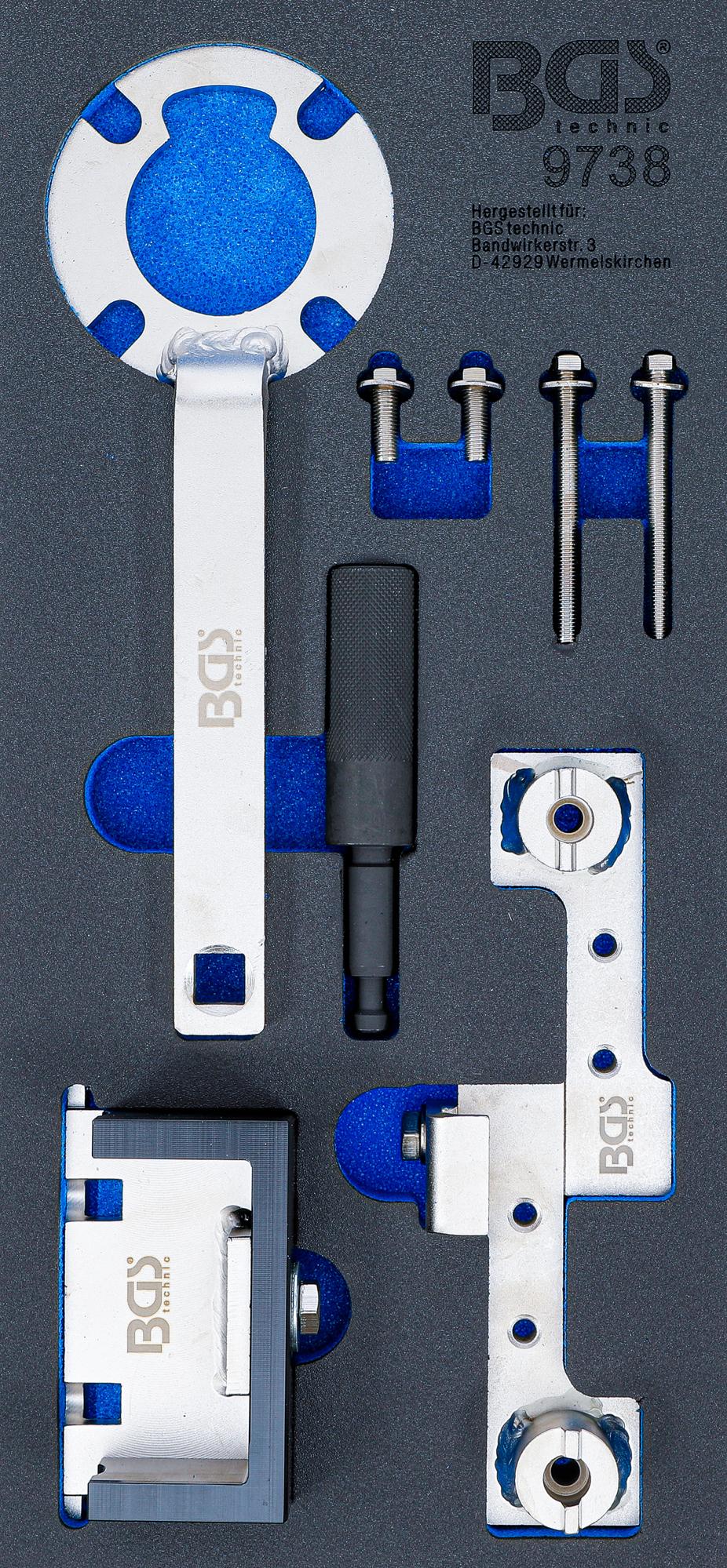 TOOL TRAY 1/3: ENGINE TIMING TOOL SET | FOR FORD 2.5, VOLVO 1.6 - 2.5 & 2.4D (9738)