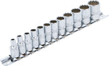 SOCKET SET, 12-POINT | 6.3 MM (1/4") DRIVE | INCH SIZES | 12 PCS. (2755)