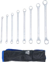 DOUBLE RING SPANNER SET | OFFSET | 6 X 7 - 20 X 22 MM | 8 PCS. (1209)