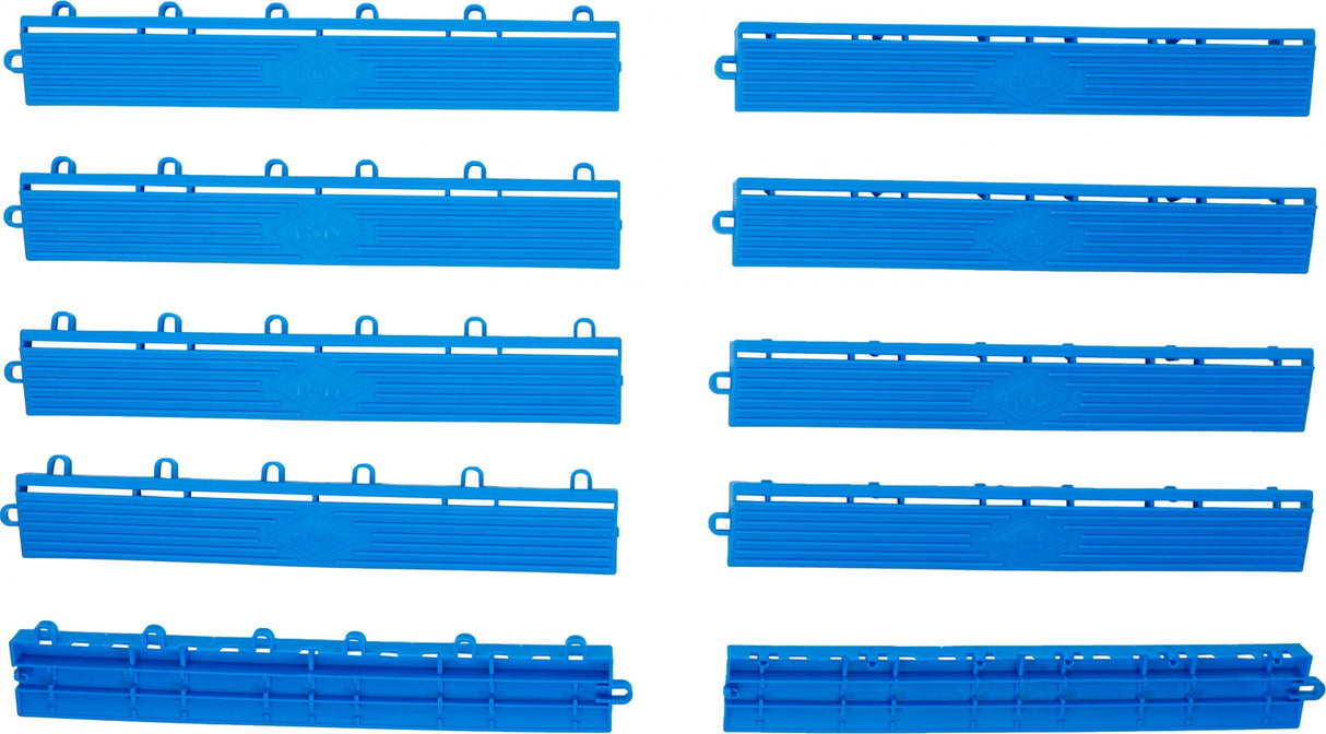 PLASTIC TILES SIDE FRAME SET | CLICK-SYSTEM | 400 X 55 X 15 MM | 10-PCS. (74547)