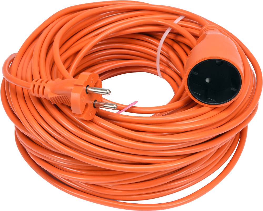 EXTENSION CABLE WITH SOCKET 2X1 MM² 40M (82677)